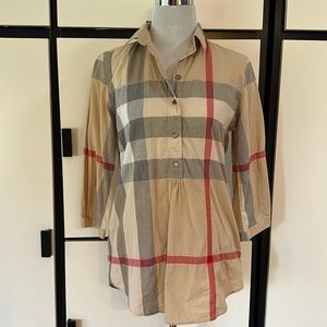 Burberry Brit Henley long top shirt mid length sleeves